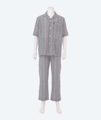 ＜LANVIN COLLECTION (Men)＞半袖　テーラードパジャマ