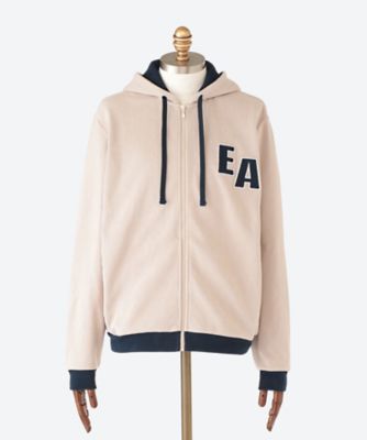 EMPORIO ARMANI 高級ライン 立体柄 ジャケット ジップ 半袖 ARMANI EXCHANGE アルマーニ エクスチェンジ ラインストーンロゴ