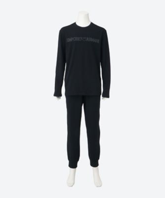 EMPORIO ARMANI (Men雑貨etc)/エンポリオ アルマーニ EA上下セット 54059787 98ブラック ルームウェア【三越伊勢丹/公式】