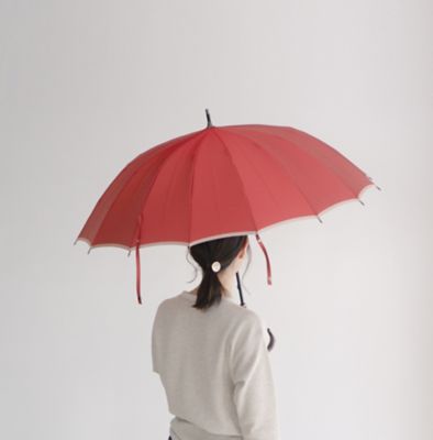 甲州織　雨晴兼用長傘　かさね　１６本骨
