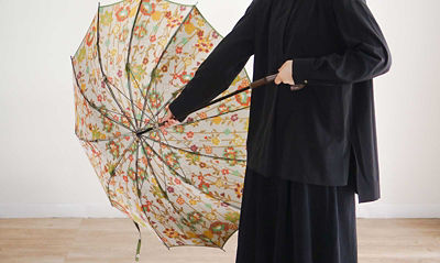 甲州織 裏ほぐし織 雨晴兼用長傘 和花 １２本骨 | ファッション・服 