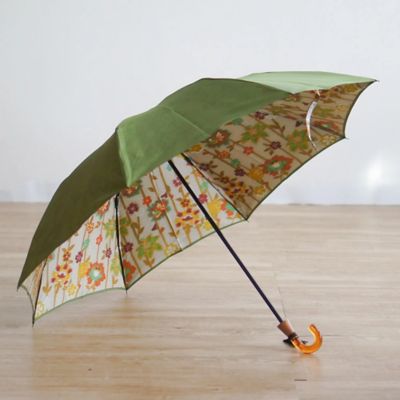 甲州織 裏ほぐし織 雨晴兼用折り畳み傘 和花 8本骨 | 小宮商店/コミヤ 