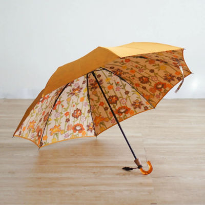 甲州織 裏ほぐし織 雨晴兼用折り畳み傘 和花 ８本骨 | ファッション 