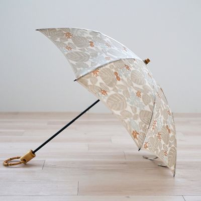 小宮商店/コミヤショウテン ＫａｔａＫａｔａ葉っぱ　晴雨兼用折りたたみ傘