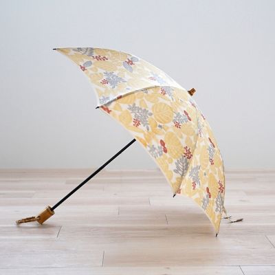 ＫａｔａＫａｔａ葉っぱ　晴雨兼用折りたたみ傘