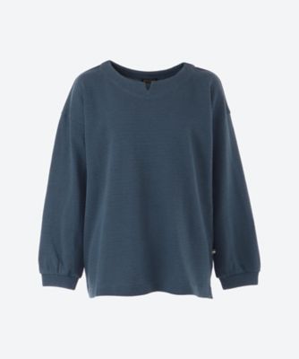 ＜green nout (Women/大きいサイズ)＞リップルリブプルオーバー