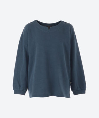 ＜green nout (Women/大きいサイズ)＞リップルリブプルオーバー　プラスサイズ