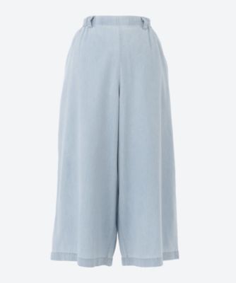 ＜green nout (Women/大きいサイズ)＞デニムスカウチョ　プラスサイズ