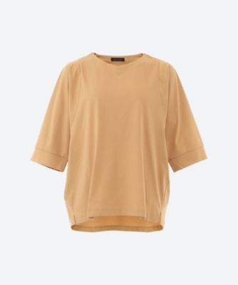 ＜green nout (Women/大きいサイズ)＞天竺六分袖Ｖプルオーバー