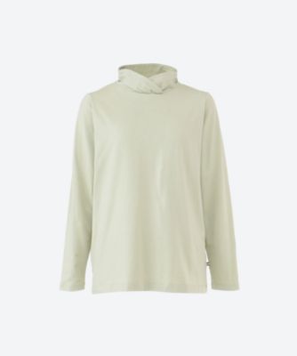 ＜green nout (Women/大きいサイズ)＞調温ベア天カシュクールタートル　プラスサイズ