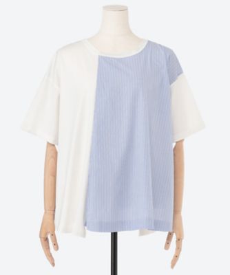 天竺別地付きＴシャツ