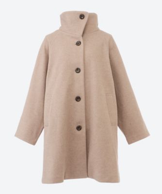 ＜green nout (Women/大きいサイズ)＞フェイクウールハイネックＣＯ　プラスサイズ　４７５０６０１