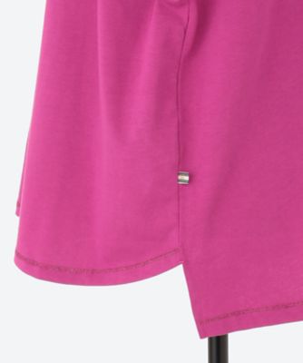 ラメ糸使い七分袖Ｔシャツ　５７０２００５