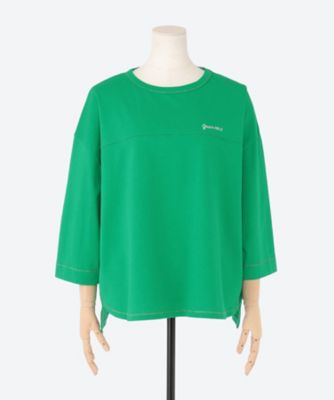 ラメ糸使い七分袖Ｔシャツ　５７０２００５