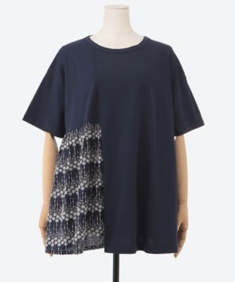 天竺刺繍入りチュニック　５７０２１１０