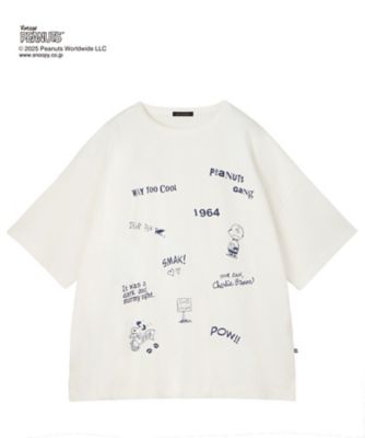 green nout (Women/大きいサイズ)/グリーンノート スヌーピーＴシャツ　５７０２１０２