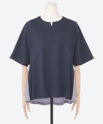 天竺別地付きＴシャツ　５７０２１２３