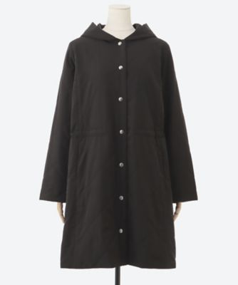 【送料無料】green nout (Women/大きいサイズ)/グリーンノート キルティングコート 5700600 ブラック コート・ジャケット【三越伊勢丹/公式】