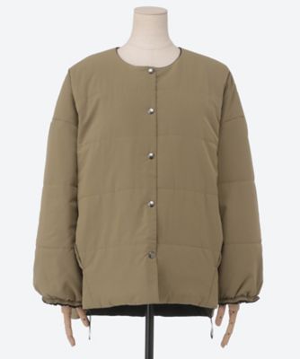 リバーシブル中綿ブルゾン 5708600 | green nout (Women/大きい