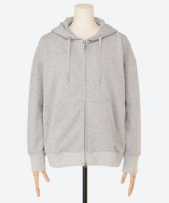 裏毛ジップパーカー 5702607 | green nout (Women/大きいサイズ