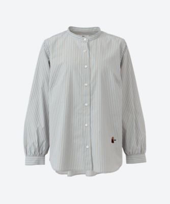 ＜green nout (Women/大きいサイズ)＞Ｇｕｒｉ　ストライプシャツ　５５７５６０１