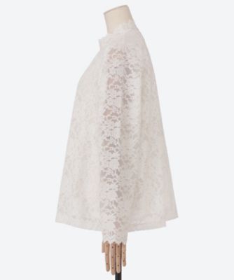 レースハイネックカットソー 5702609 | green nout (Women