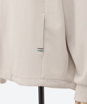 nude;masahiko インレイジャージジップアップカーディガン size2 ハニカムダンボールジップカーディガン 5702613 | green nout