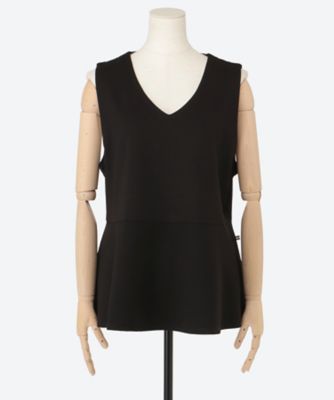 ストレッチポンチペプラムベスト 6702100 | green nout (Women