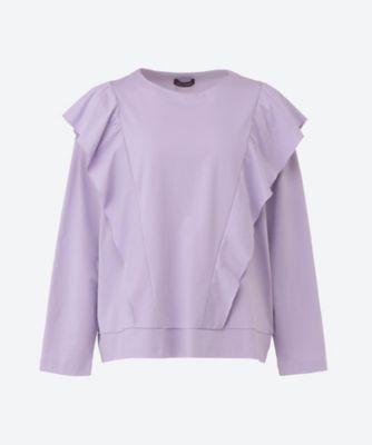 ＜green nout (Women/大きいサイズ)＞フリルカットソー　６７０２００１