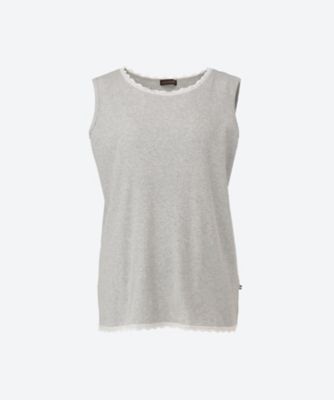 ＜green nout (Women/大きいサイズ)＞テレコタンクトップ　６７０２１０１