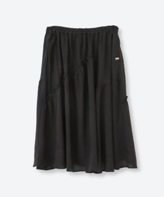 ＜green nout (Women/大きいサイズ)＞サッカーギンガムチェックスカート　６７０３００１