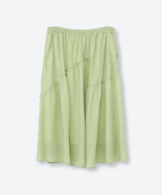 サッカーギンガムチェックスカート 6703001 | green nout