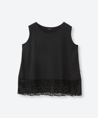 接触冷感 レース付きタンクトップ 6702103 | green nout (Women
