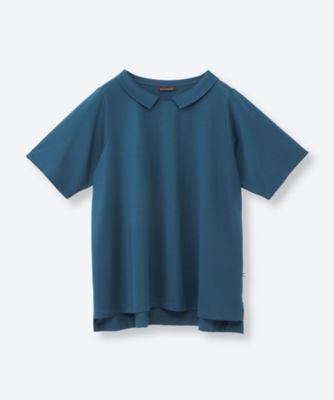 ＜green nout (Women/大きいサイズ)＞カノコ襟付きカットソー　６７０２１０４
