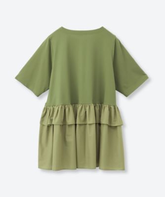 接触冷感 後ろフリルチュニック 6702108 | green nout (Women