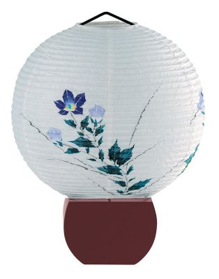 円想（芙蓉に桔梗） | 盆提灯・行灯/ボンチョウチン・アンドン | 三越 