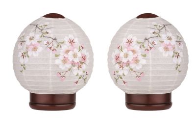 ＜盆提灯・行灯＞【三越カタログＮｏ．４７】ほのか華（ＳＡＫＵＲＡ）楮和紙張　一対入