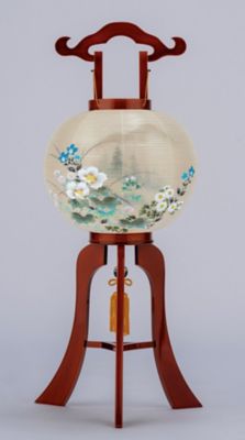 ＜盆提灯・行灯＞【三越カタログＮｏ．４】春慶塗　二重張行灯　芙蓉