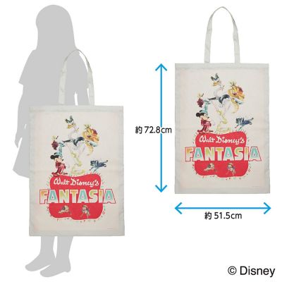 ＜Disney＞★ファンタジア／Ｂ２ポスターサイズトートバッグ２【ディズニーおまとめ】