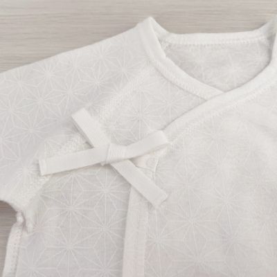 短肌着　麻の葉　シロ