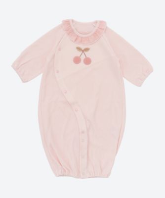 赤ちゃんの城（Baby & Kids)/アカチャンノシロ ツーウェイドレス さくらんぼ刺繍 ピンク ベビー服【三越伊勢丹/公式】