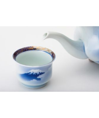 富士山 二人具酒器揃 | 深川製磁/フカガワセイジ | 三越伊勢丹