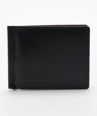 CYPRIS (Men)/キプリス コードバン 札ばさみ 5211 BK×OR 財布・マネークリップ【三越伊勢丹/公式】