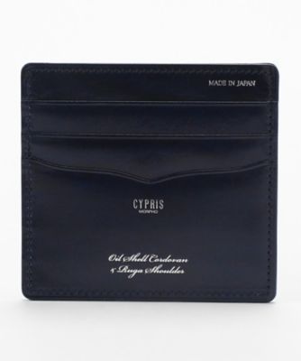 CYPRIS (Men)/キプリス コンパクトカードケース 5213 BK×NV 名刺入れ【三越伊勢丹/公式】