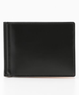 CYPRIS 長財布　コードバン　べジタブルタンニングレザー　ブラック キプリス】長財布(通しマチ束入れ・小銭入れなし)□オイルシェル