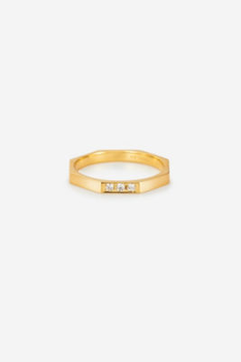 ALP (Women) /アルプ 【予約商品】Ｏｃｔａｇｏｎ ３Ｄｉａｍｏｎｄ Ｒｉｎｇ アクセサリー＆ジュエリー - Ikosoft