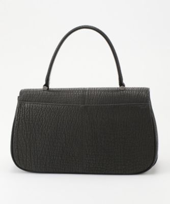 ハンドバック NOELVOGUE ノエルヴォーグ シャークスキン 黒 NOEL VOGUE 