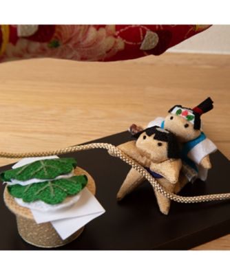 こけしと鯉のぼりのコラボ　岡山(座布団　伊勢) 送料無料】ちりめん雄々鯉のぼり | 夢み屋/ユメミヤ | 三越伊勢丹