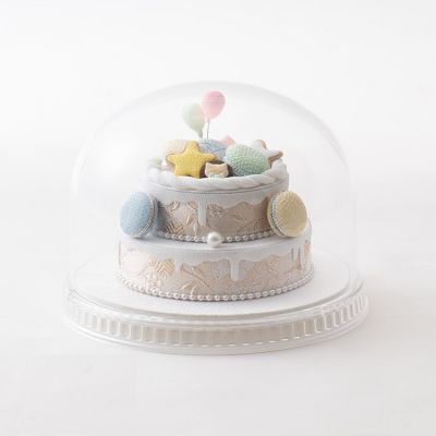 ＜夢み屋＞ちりめん細工のバースデーケーキ
