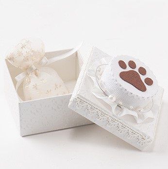 ＜夢み屋＞宝箱　肉球　ピンク・ココア・ミント